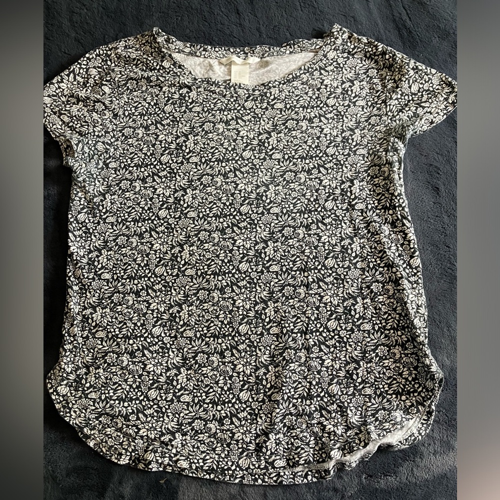 H&M Basic Floral T Shirt